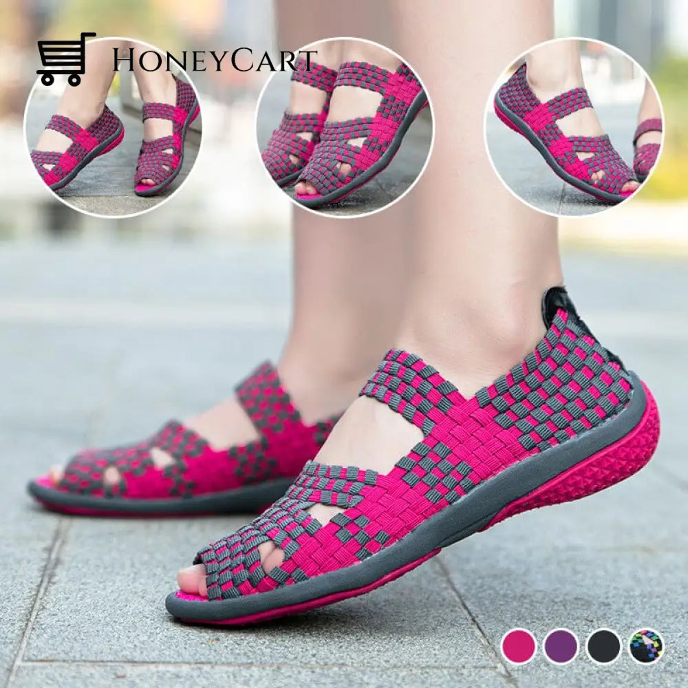 Elastic Belt Casual Women Shoes