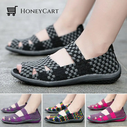 Elastic Belt Casual Women Shoes