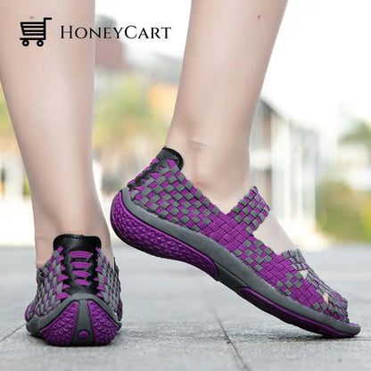 Elastic Belt Casual Women Shoes