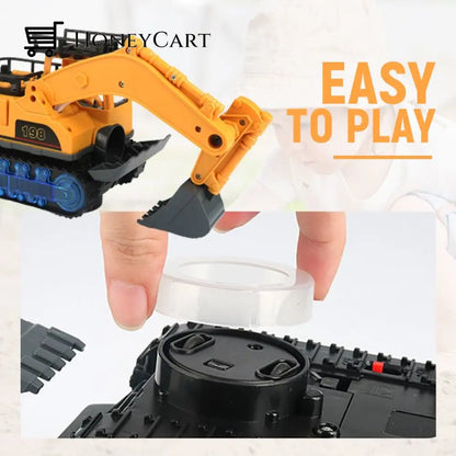 Electric Excavator Toy - Shoot-At-The-Basket