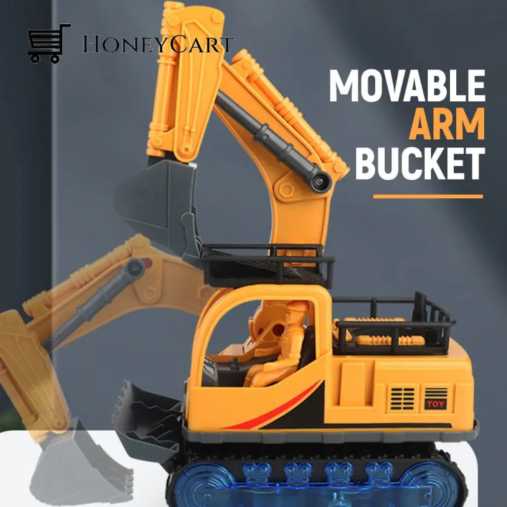 Electric Excavator Toy - Shoot-At-The-Basket
