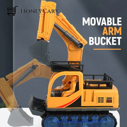 Electric Excavator Toy - Shoot-At-The-Basket