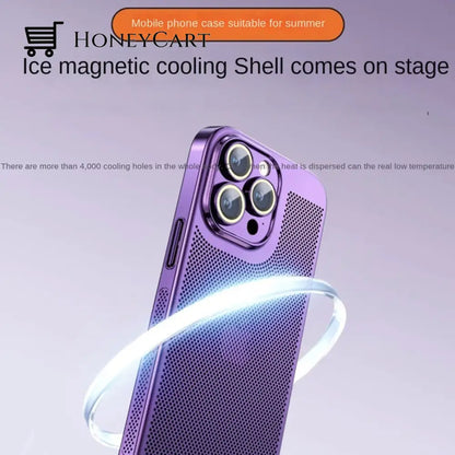 Electroplating Heat Dissipation Iphone Case