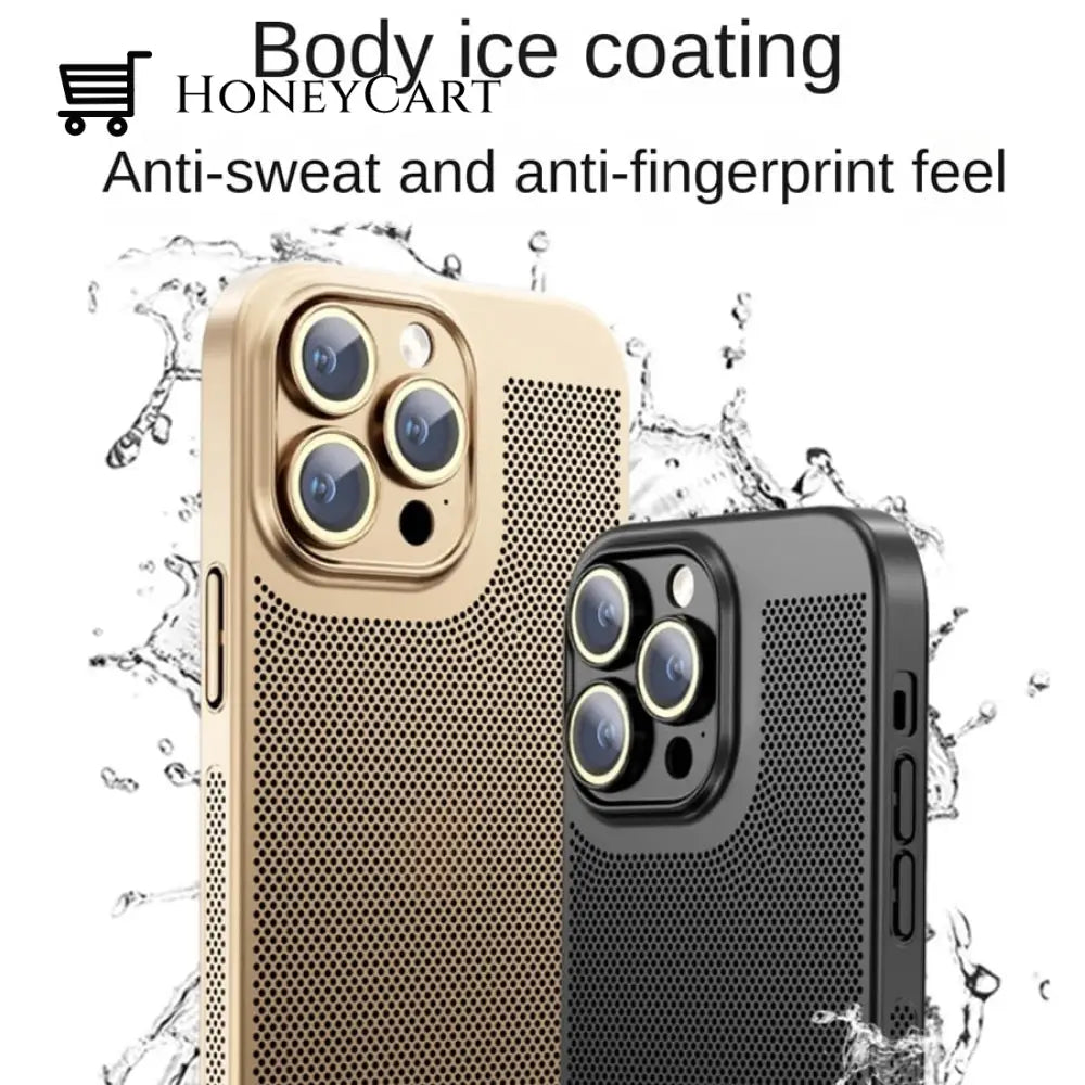 Electroplating Heat Dissipation Iphone Case