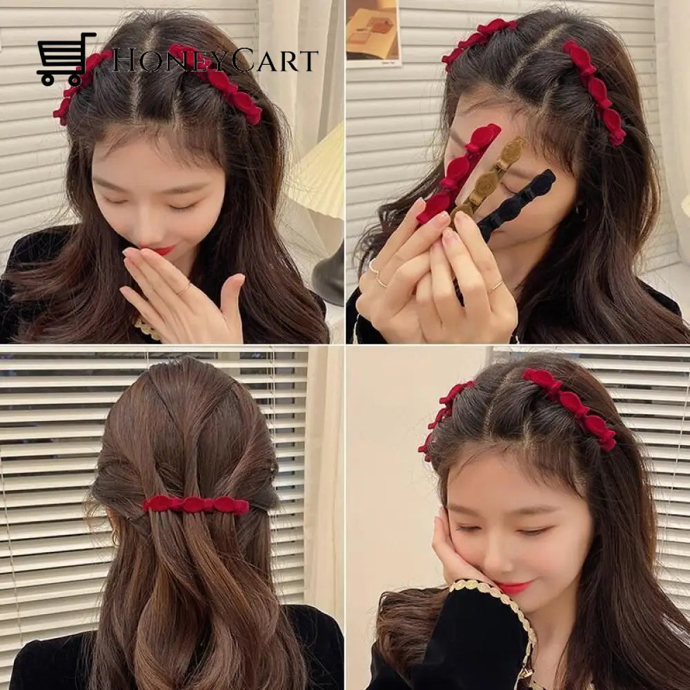 Elegant Braided Hair Clips