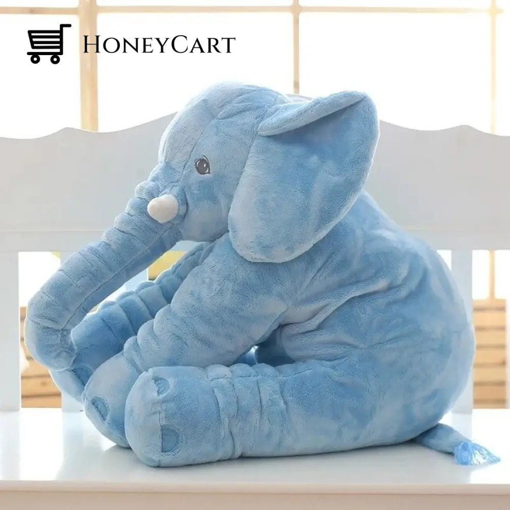 Elephant Cuddle Pillow 40Cm / Blue Cosy Elephant