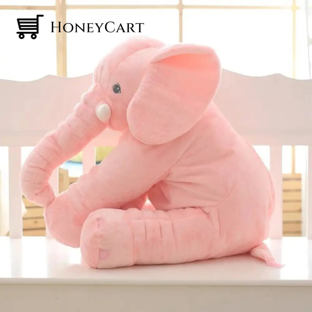 Elephant Cuddle Pillow 40Cm / Pink Cosy Elephant