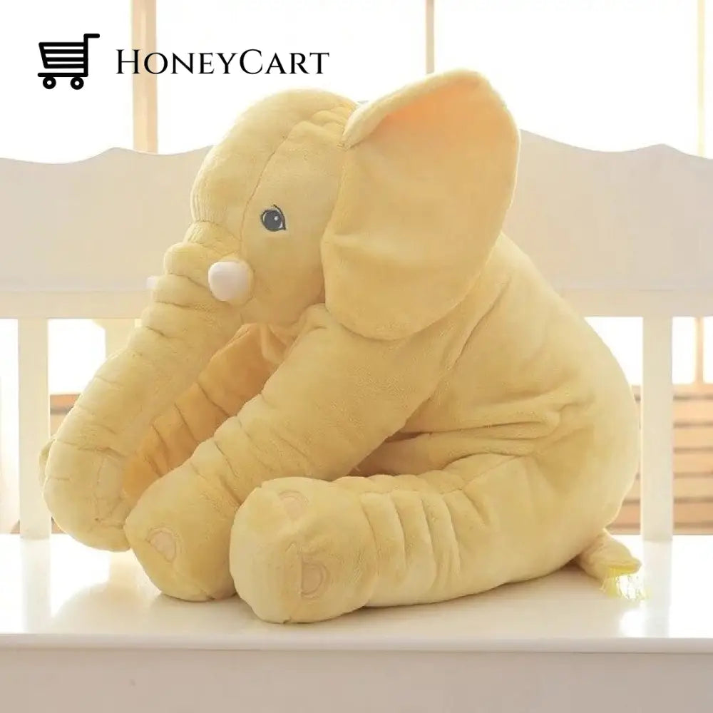 Elephant Cuddle Pillow 40Cm / Yellow Cosy Elephant
