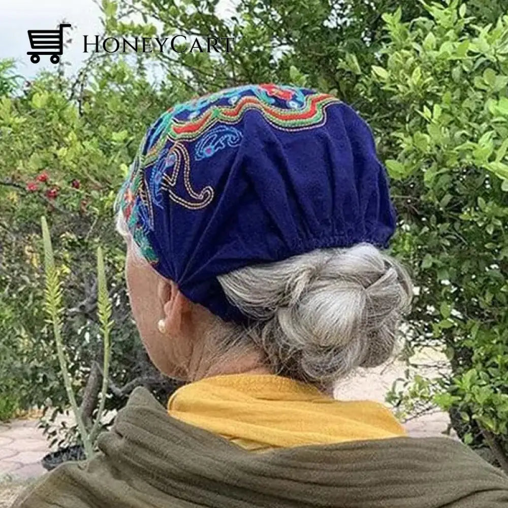 Embroidered Bandana Caps