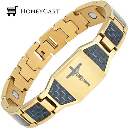 Empower Yourself Bracelet Gold & Blue