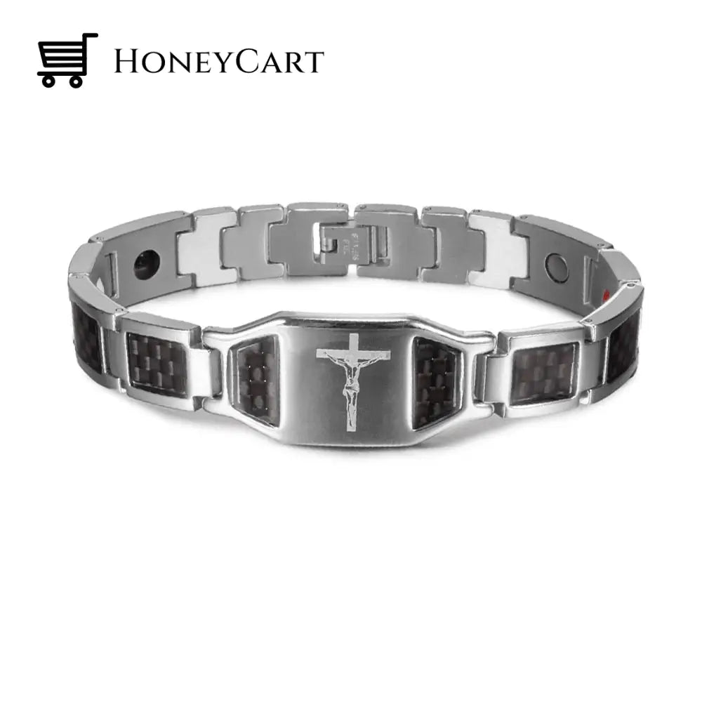 Empower Yourself Bracelet Silver & Black