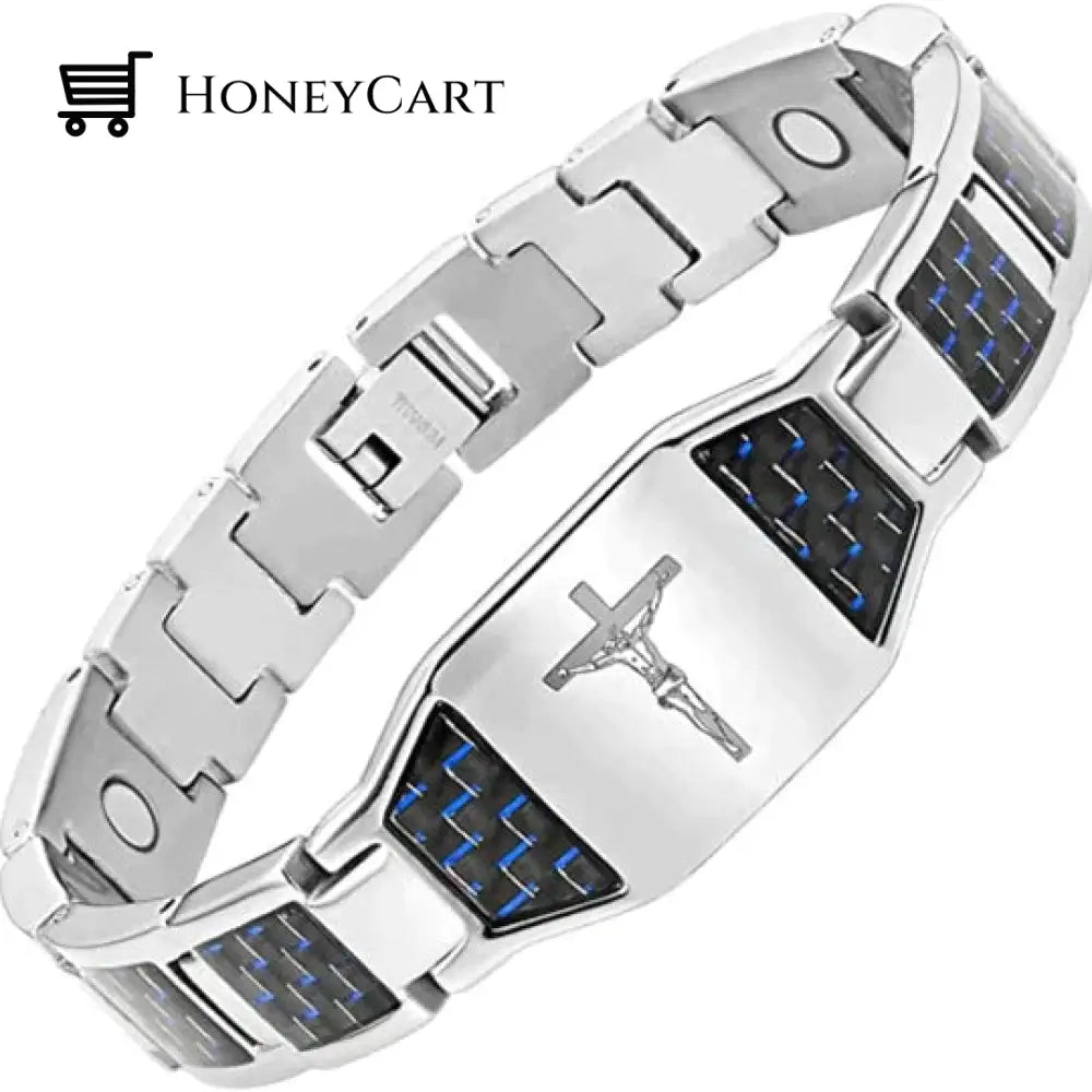 Empower Yourself Bracelet Silver & Blue