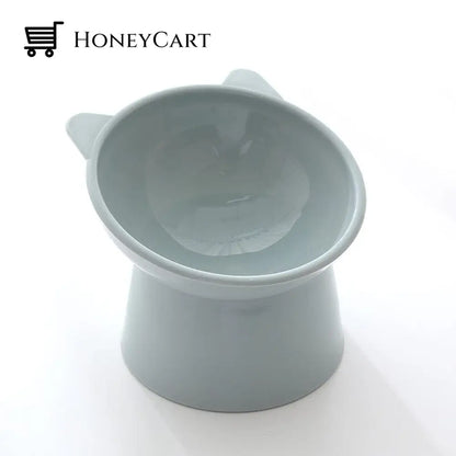 Ergonomic Cat Bowl Cat / Gray