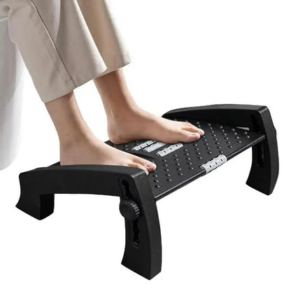 Ergonomic Office Footrest  - Adjustable Height Footrest for Under Desk