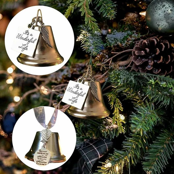 🎄Christmas Ornaments Angel Wings Bell🎅