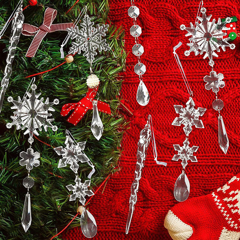 ❄️Crystal Christmas Snowflake Ornaments🎄(10 Pcs)