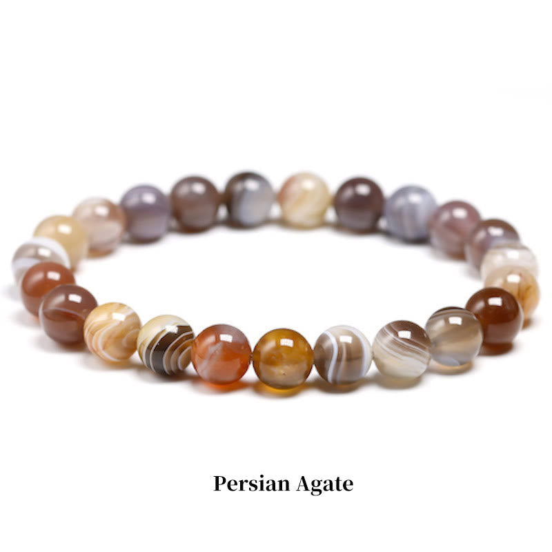 Natural Stone Quartz Healing Beads Bracelet