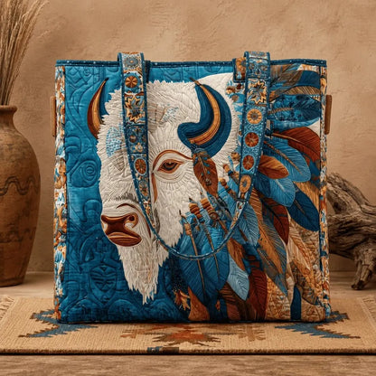 Handmade Native American Quilted Tote Bag