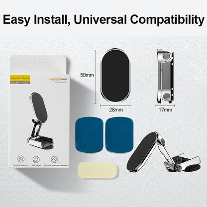 Metal Strong Magnetic Folding Phone Holder for Car