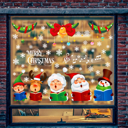 Adorn Your Windows with Festive Christmas Stickers Set 🎄✨