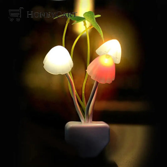 Fairy Colorful Mushroom Night Wall Lamp Lamps