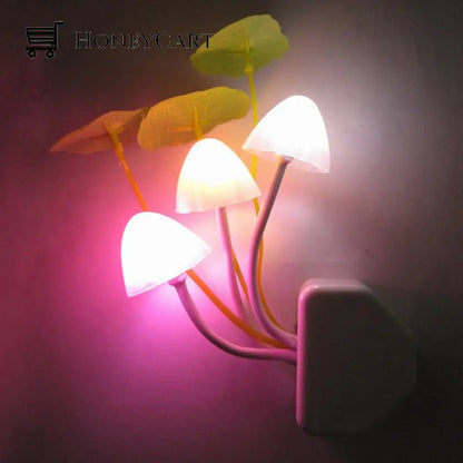 Fairy Colorful Mushroom Night Wall Lamp Lamps