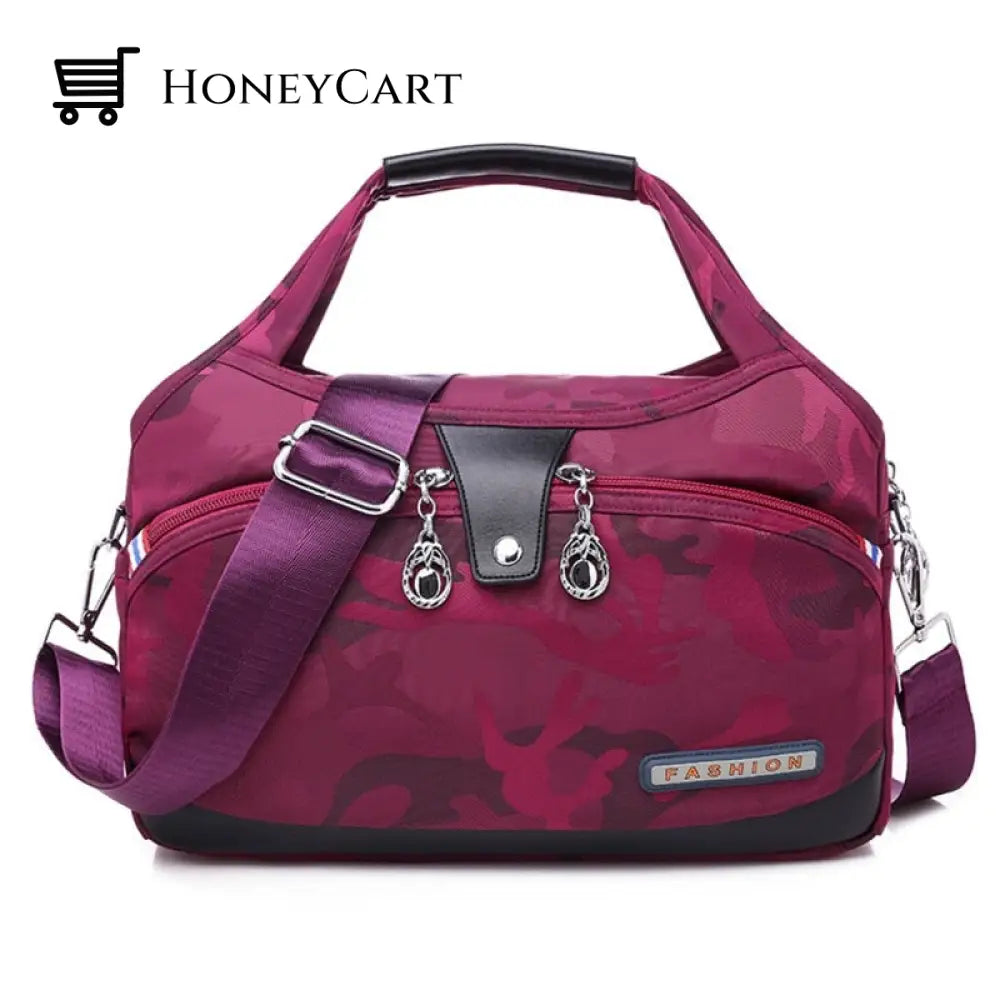 Fashion Anti-Theft Handbag Hot Pink