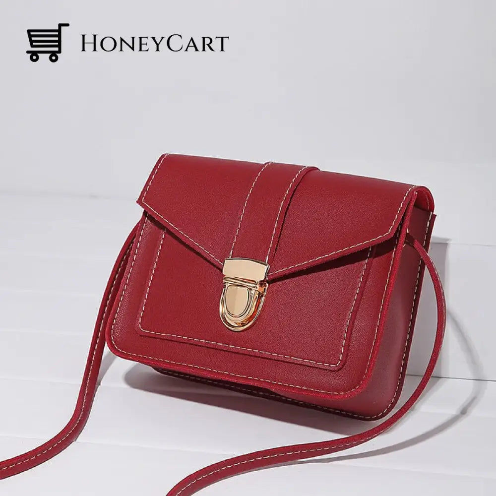 Fashion Crossbody Bag Red