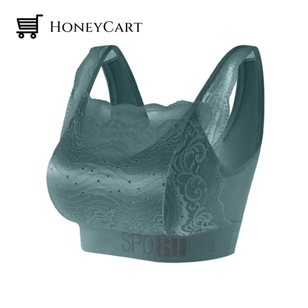 Fashion Sexy Lace Bralettes Green / M Underwear
