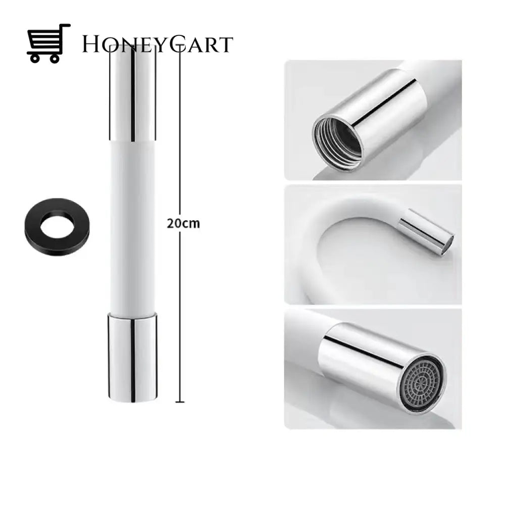 Faucet Extension Pipe White / 20Cm Tool