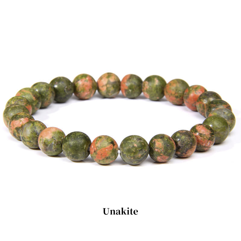 Natural Stone Quartz Healing Beads Bracelet