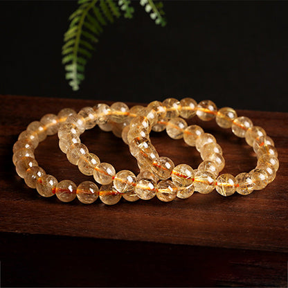 Natural Citrine Blessing Protection Bracelet