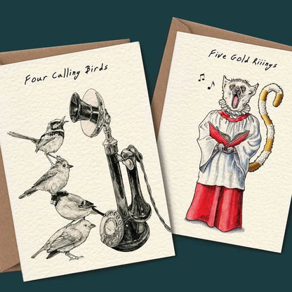 🎁Early Christmas Sale - Twelve Days Of Christmas Card Set