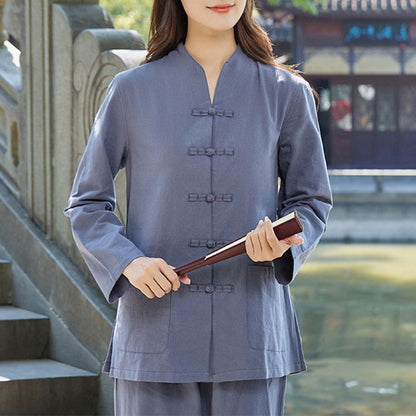 Spiritual Practice Cotton Yoga Meditation Prayer Uniform Women's Set