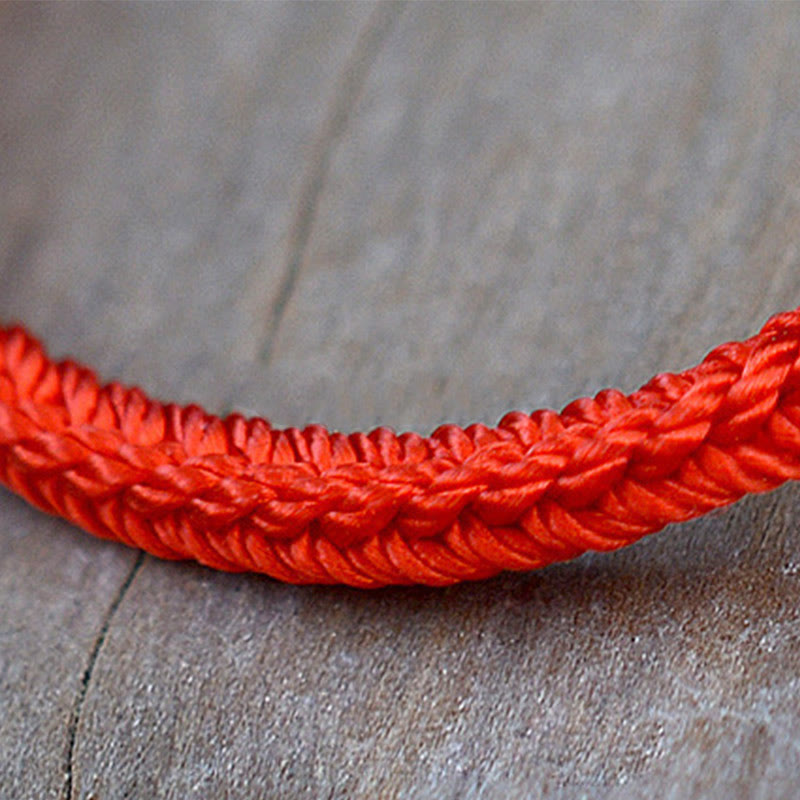 Tibetan Handmade Eight Thread Peace Knot Protection Braided String Bracelet