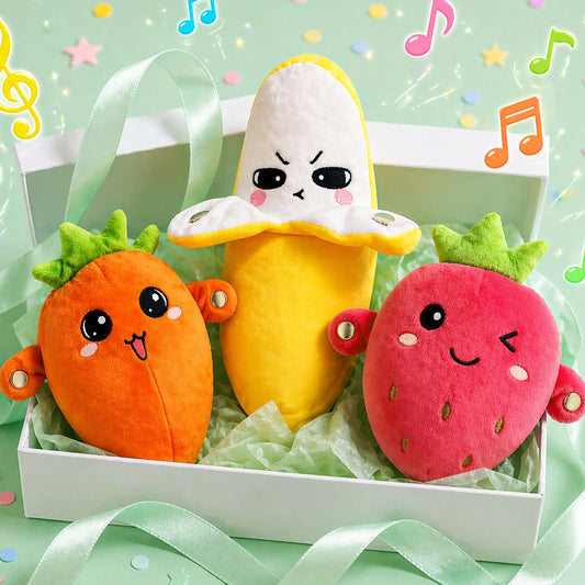 Interactive Plush Toy for Two Player Sensory Play for Kids and Adults
