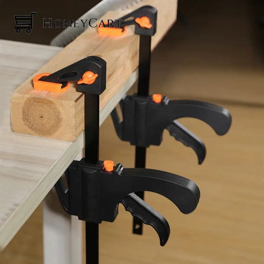 Fixed Wood Work Bar F Clamp Clip 2Pc