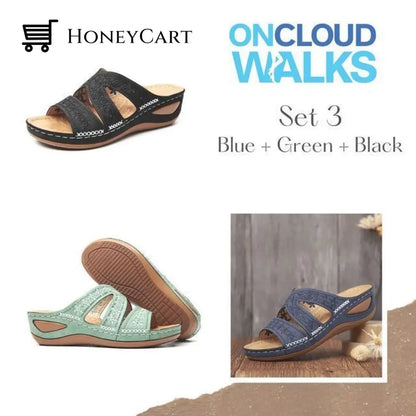 Fleekcomfy Premium Orthopedic Thick Platform Large Size Slipper Sandals Shoes &