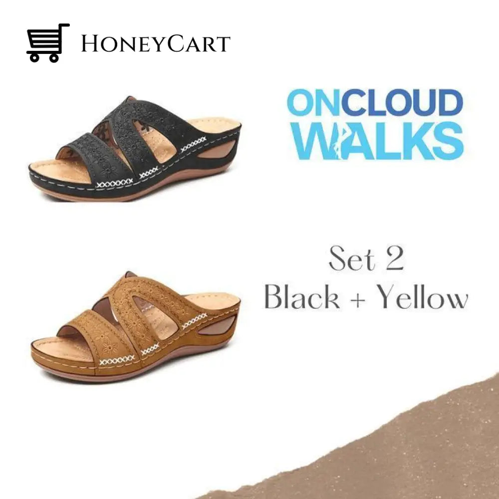 Fleekcomfy Premium Orthopedic Thick Platform Large Size Slipper Sandals Shoes &