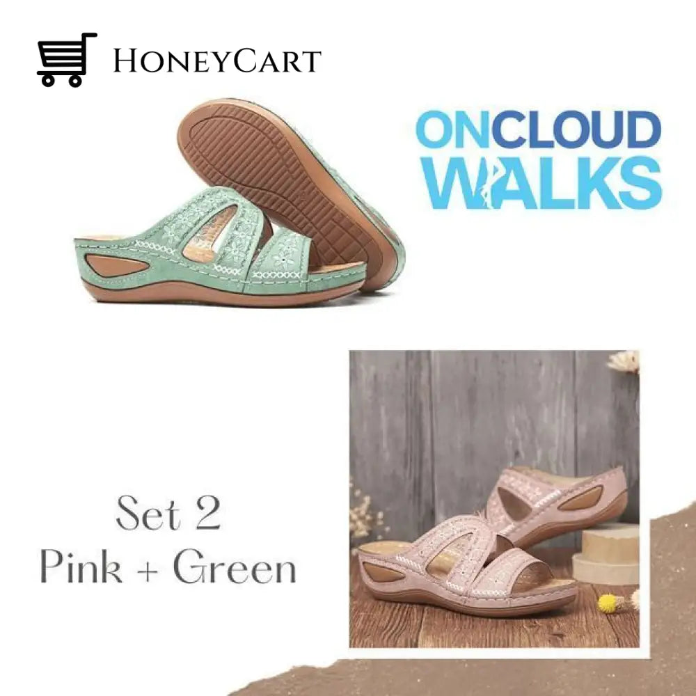 Fleekcomfy Premium Orthopedic Thick Platform Large Size Slipper Sandals Shoes &