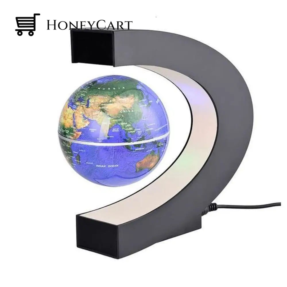 Floating Antigravity Globe Led Lamp Blue / Us Plug Lamps