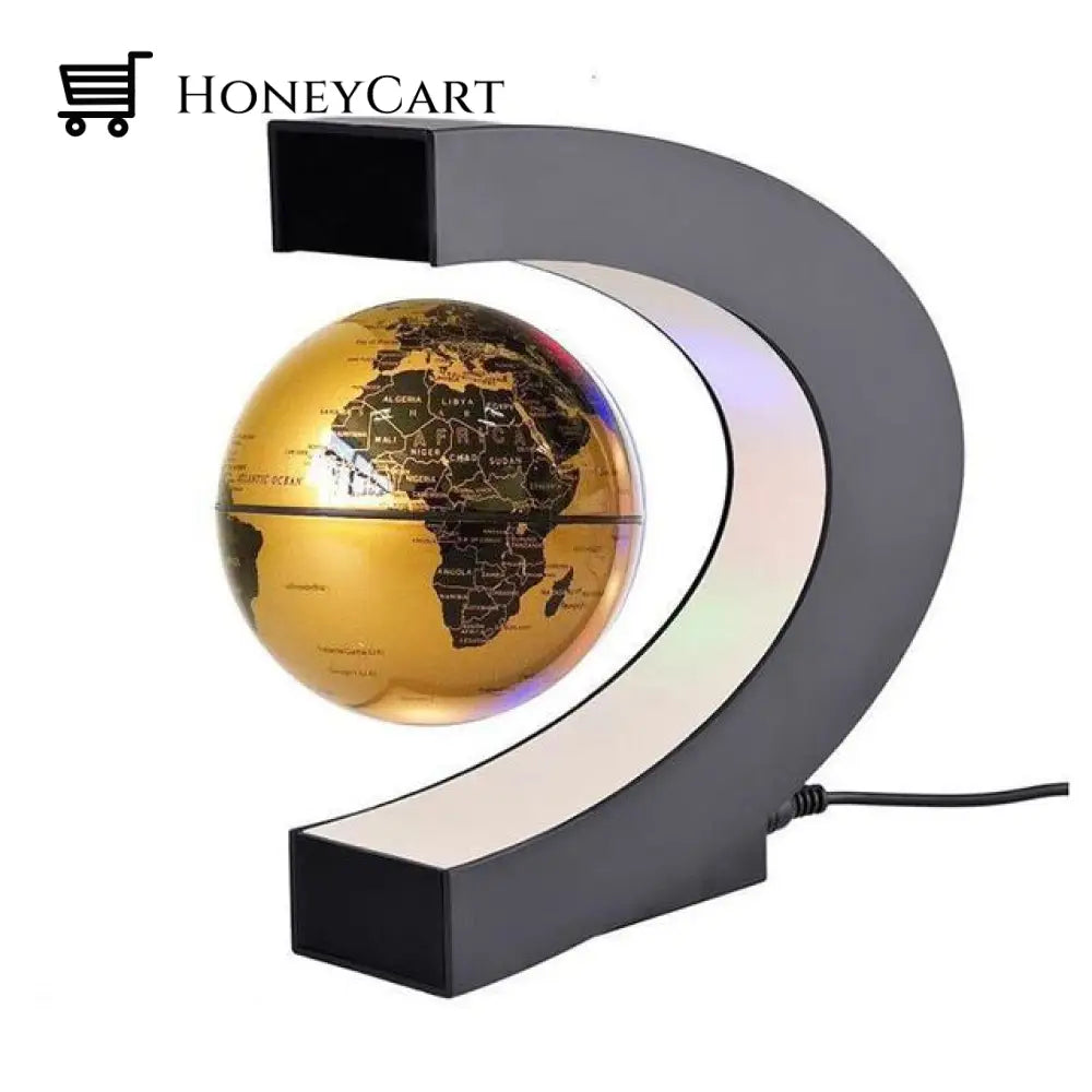 Floating Antigravity Globe Led Lamp Gold / Us Plug Lamps