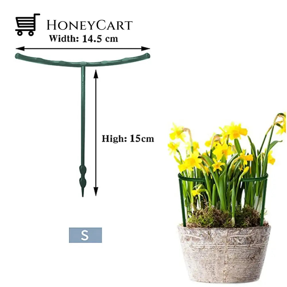 Flower Pot Plant Support Cage 2Pcs / S Stands
