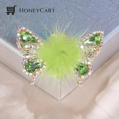 Flying Butterfly Hairpin Green Tool