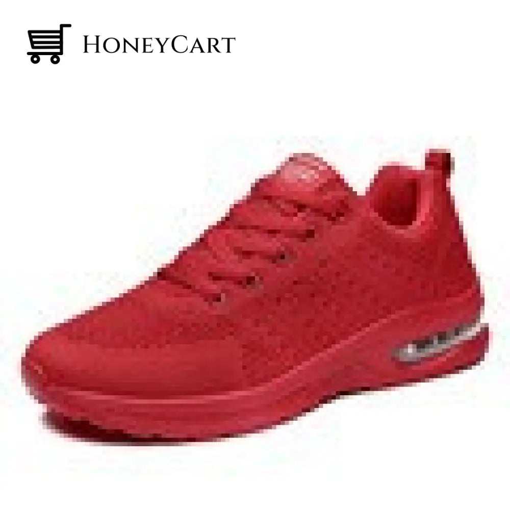 Flying Weaving Womens Jogging Shoes Large All Red / 35 Women Cj