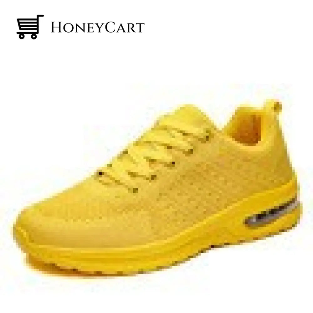 Flying Weaving Womens Jogging Shoes Large Yellow / 35 Women Cj