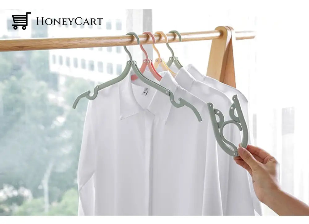 Foldable Clothes Hanger Plastic