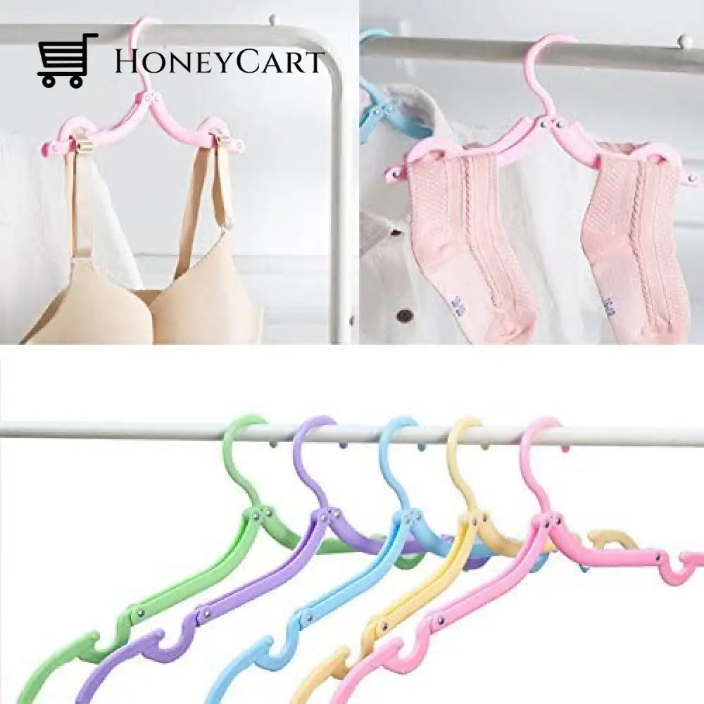 Foldable Clothes Hanger Plastic