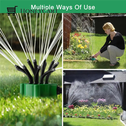 Foldable Pipe Garden Water Sprinkler System Valves
