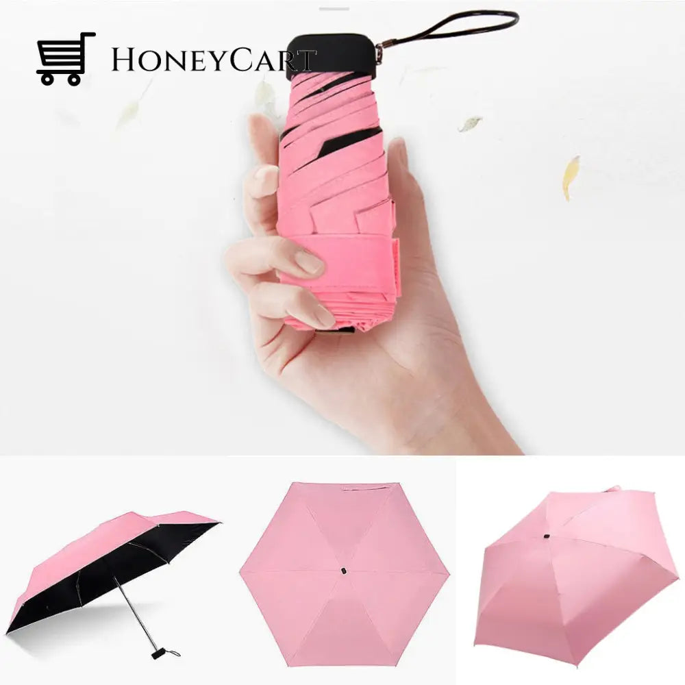 Folding Ultra Mini Pocket Umbrella Outdoor Umbrellas & Sunshades